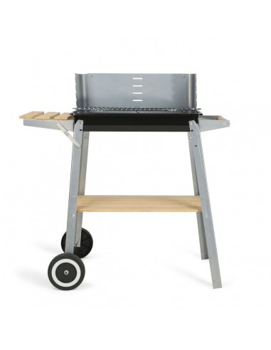 Barbecue charbon finition bois | LIVOO