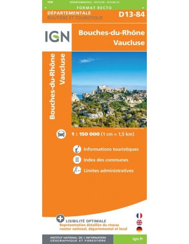 Carte IGN D721310 - D13-84 Bouches-Du-Rhône  Vaucluse