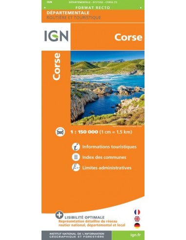 Carte IGN D721352 - Corse