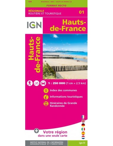 Carte IGN NR01 - Nr01 Hauts-De-France