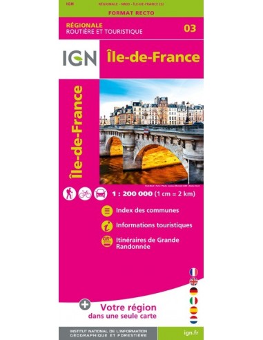 Carte IGN NR03 - Nr03 Íle De France
