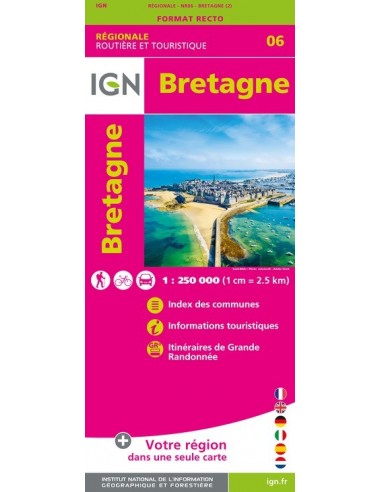 Carte IGN NR06 - Nr06 Bretagne