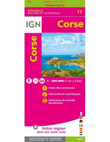 Carte IGN NR17 - Nr17 Corse