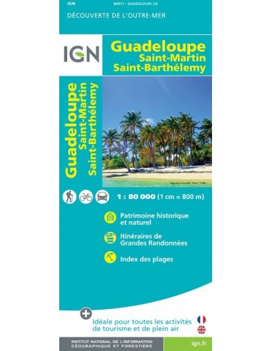 Carte IGN 84971 - Guadeloupe