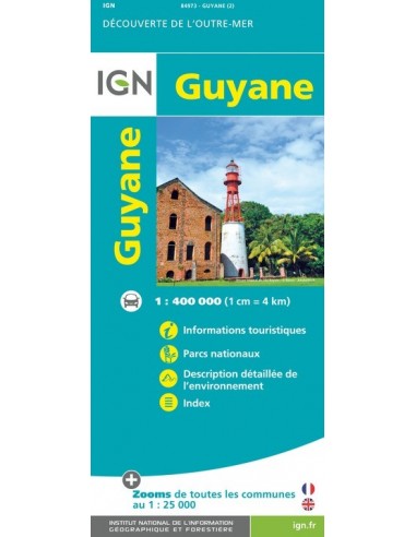 Carte IGN 84973 - Guyane