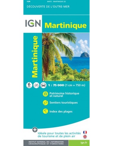 Carte IGN 84972 - Martinique