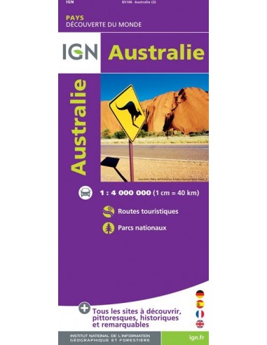 Carte IGN 85106 - Australie