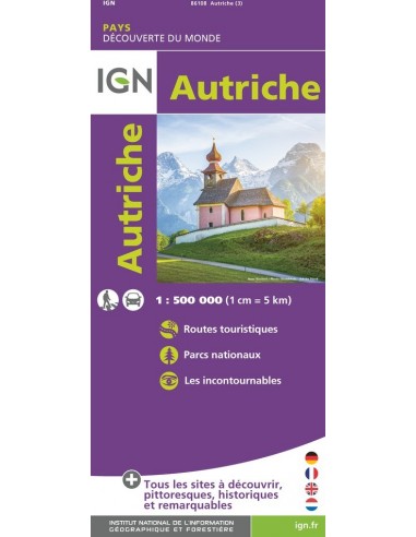 Carte IGN 86108 - Autriche