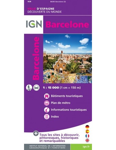 Carte IGN 86305 - Barcelone