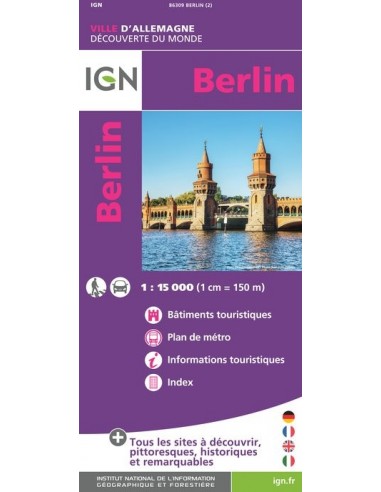 Carte IGN 86309 - Berlin
