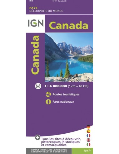 Carte IGN 85101 - Canada