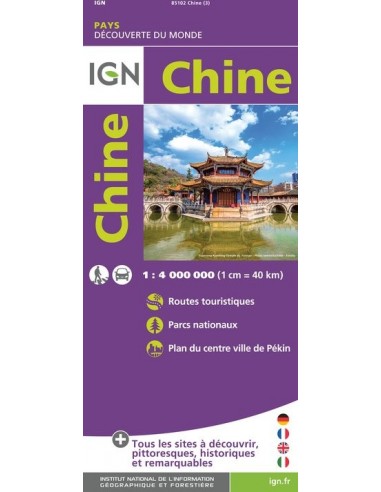 Carte IGN 85102 - Chine