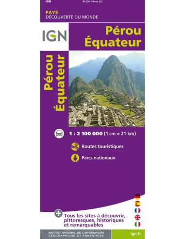Carte IGN 85130 - Perou Equateur