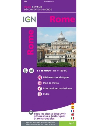 Carte IGN 86302 - Rome