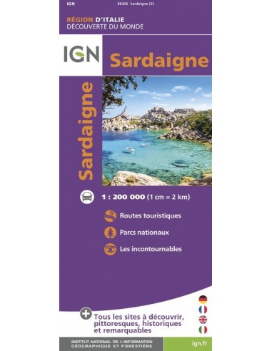 Carte IGN 86206 - Sardaigne