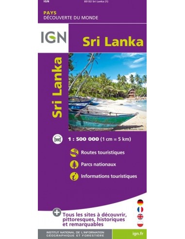 Carte IGN 85132 - Sri-Lanka
