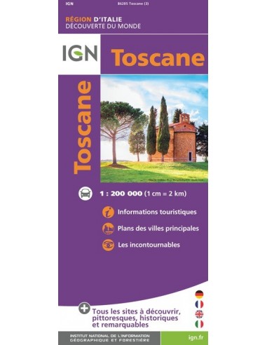 Carte IGN 86205 - Toscane