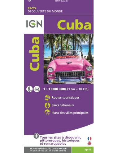 Carte IGN 85117 - Cuba
