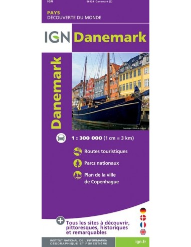 Carte IGN 86124 - Danemark