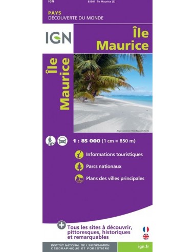 Carte IGN 85001 - Ile Maurice