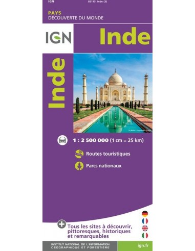Carte IGN 85115 - Inde