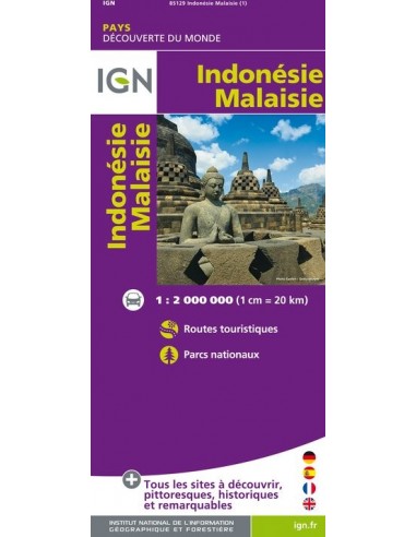Carte IGN 85129 - Indonesie Malaisie