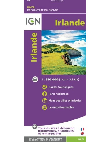 Carte IGN 86116 - Irlande