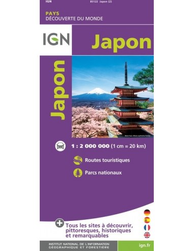 Carte IGN 85122 - Japon