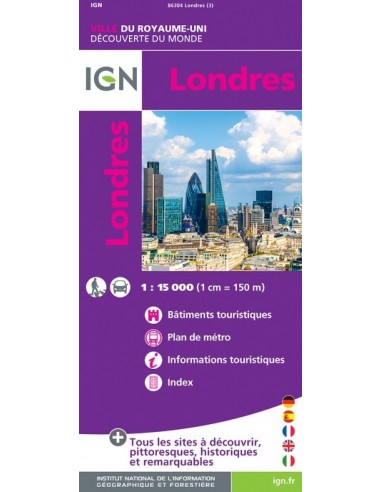 Carte IGN 86304 - Londres
