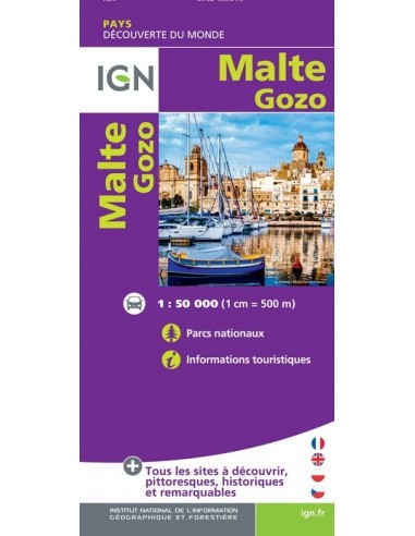 Carte IGN 86132 - Malte - Gozo