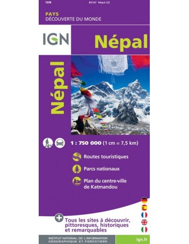 Carte IGN 85107 - Nepal