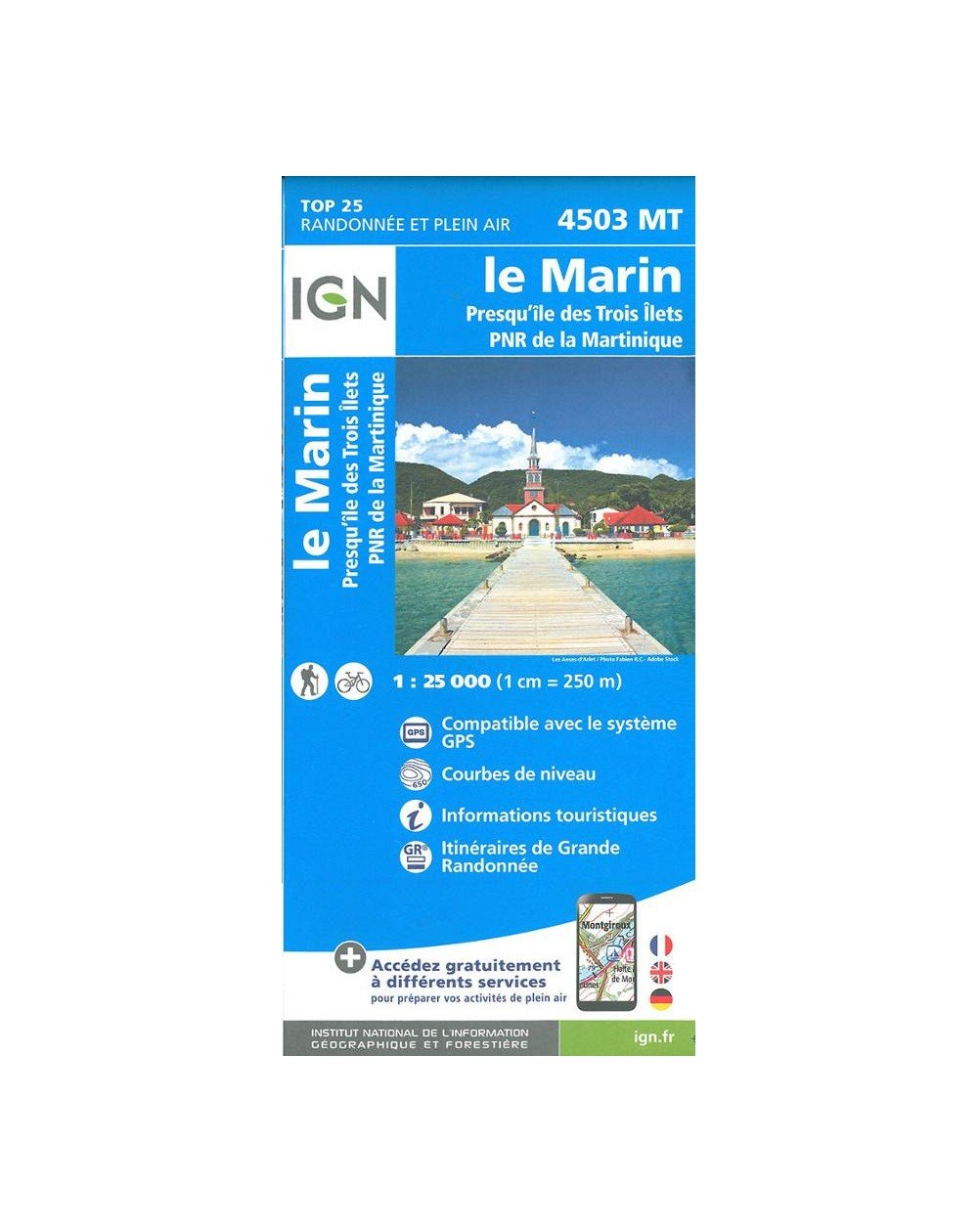 Carte IGN Le Marin 4503MT
