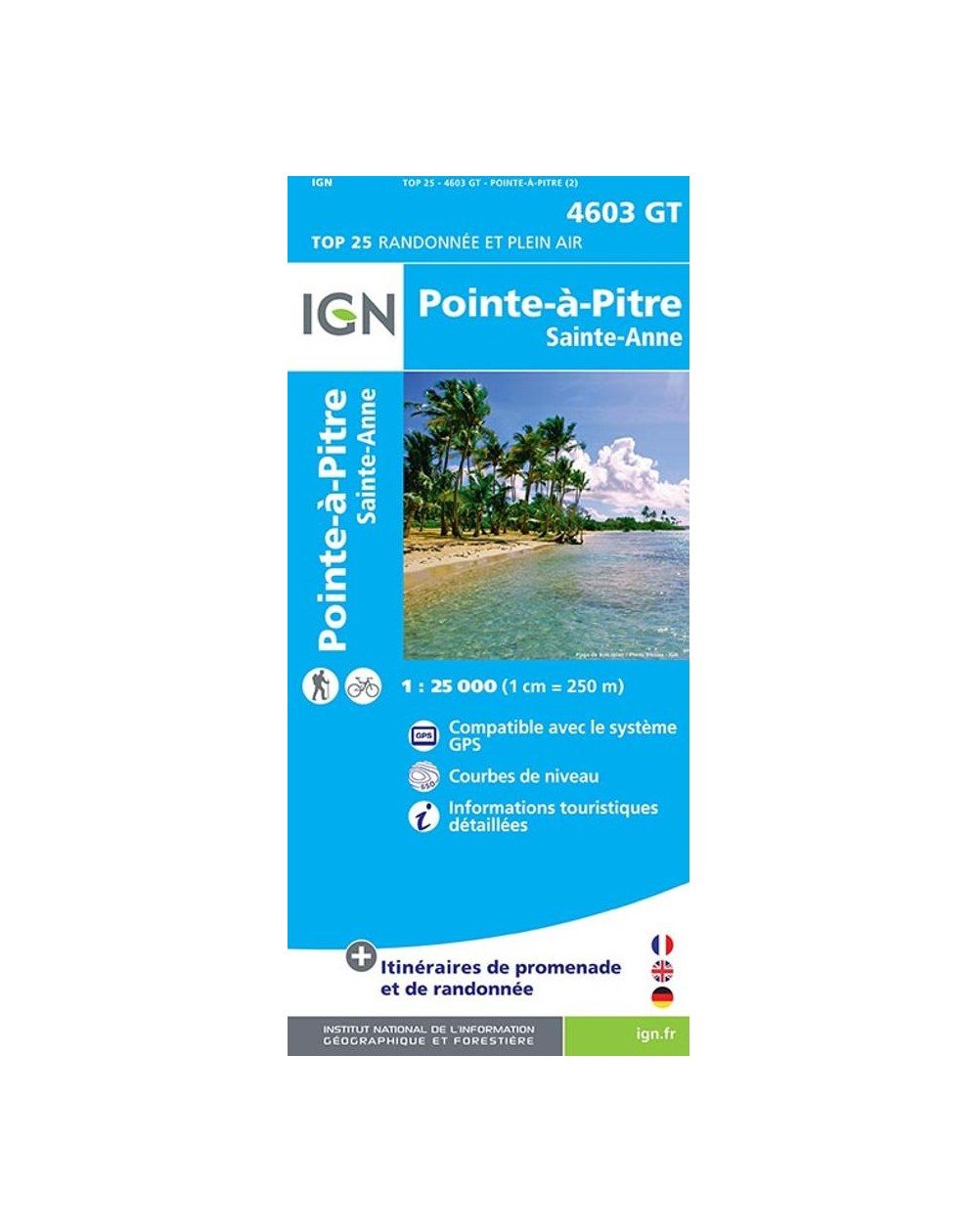 Carte IGN Point-à-Pitre 4603GT