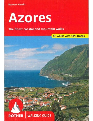Guide de randonnée Rother îles des Açores en anglais