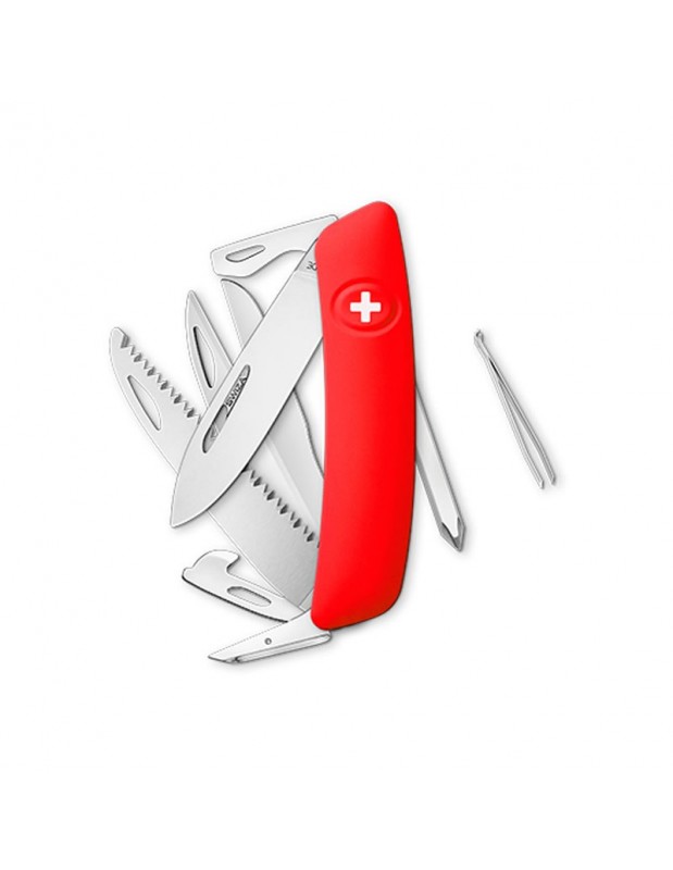 Couteau suisse 13 fonctions D010 | Rouge | SWIZA