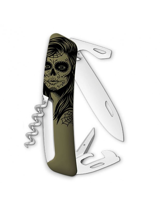 Couteau suisse 11 fonctions D03 | Girls Skull | SWIZA