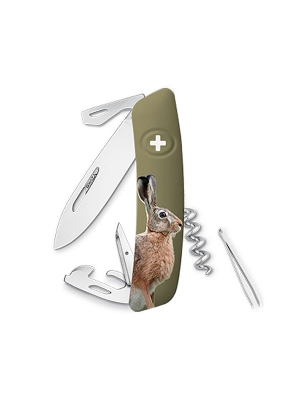 Couteau suisse 11 fonctions D03 | Edition limitée lièvre | SWIZA