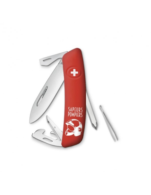Couteau suisse 11 fonctions D04 | Edition Pompiers | SWIZA