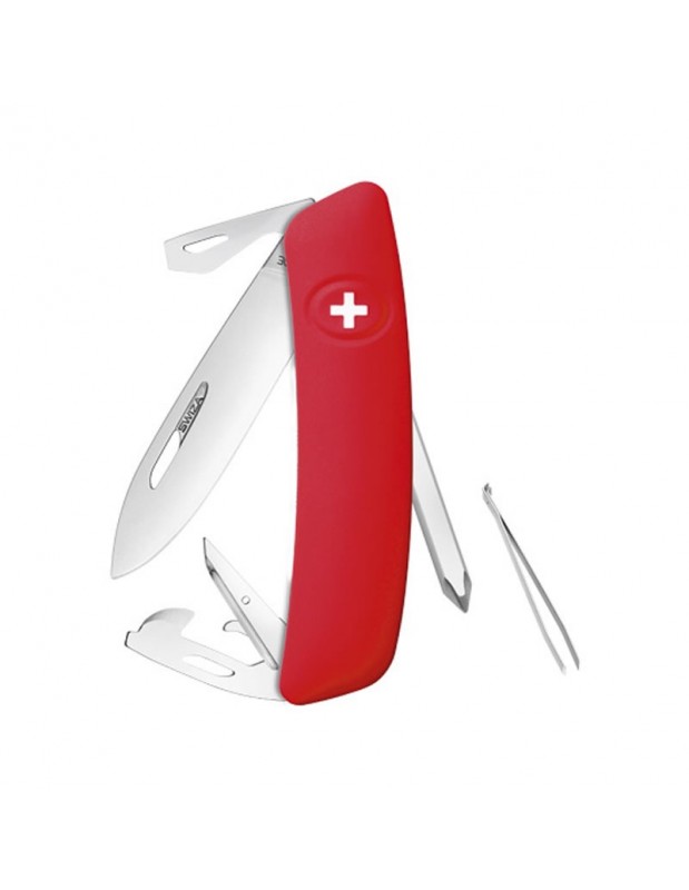 Couteau suisse 11 fonctions D04 | rouge | SWIZA