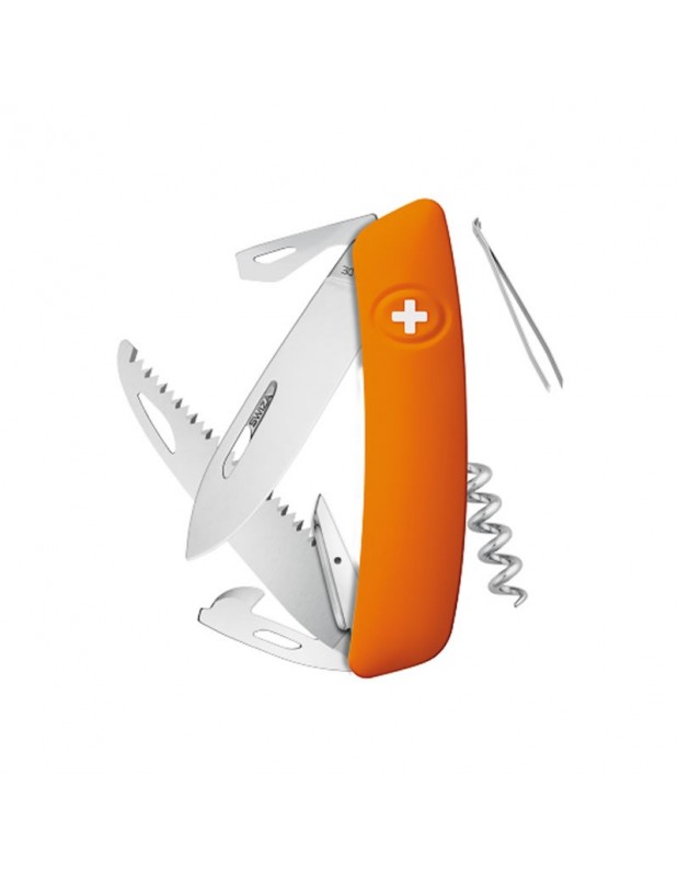 Couteau suisse 12 fonctions D05 | orange | SWIZA