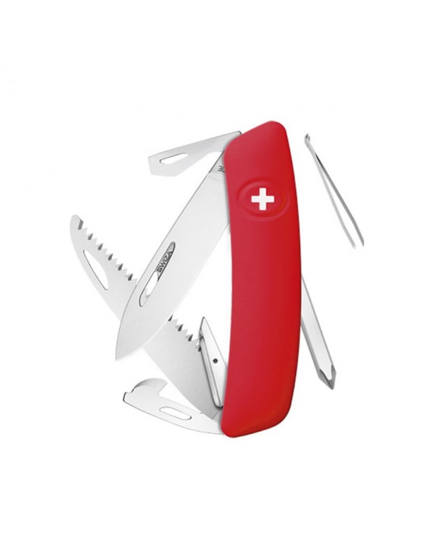 Couteau suisse 12 fonctions D06 | rouge | SWIZA