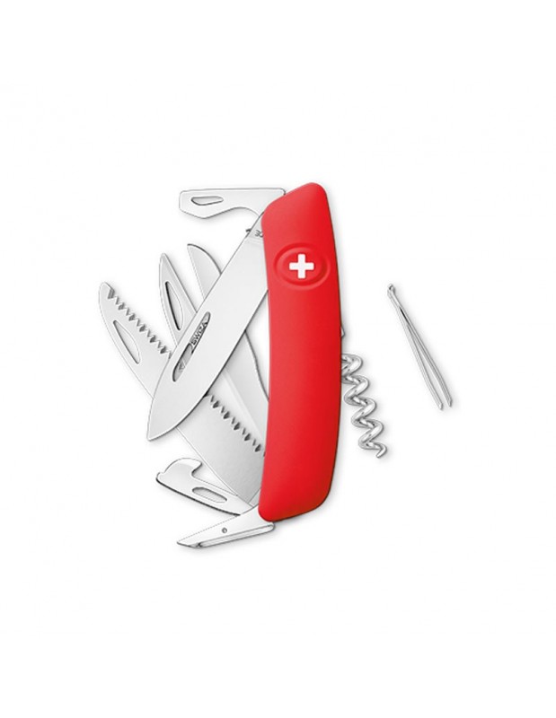 Couteau suisse 13 fonctions D09 | Rouge | SWIZA