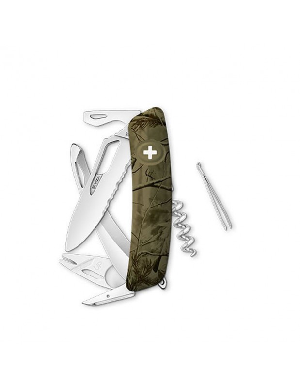 Couteau suisse 13 fonctions Hunter Olive  | SWIZA