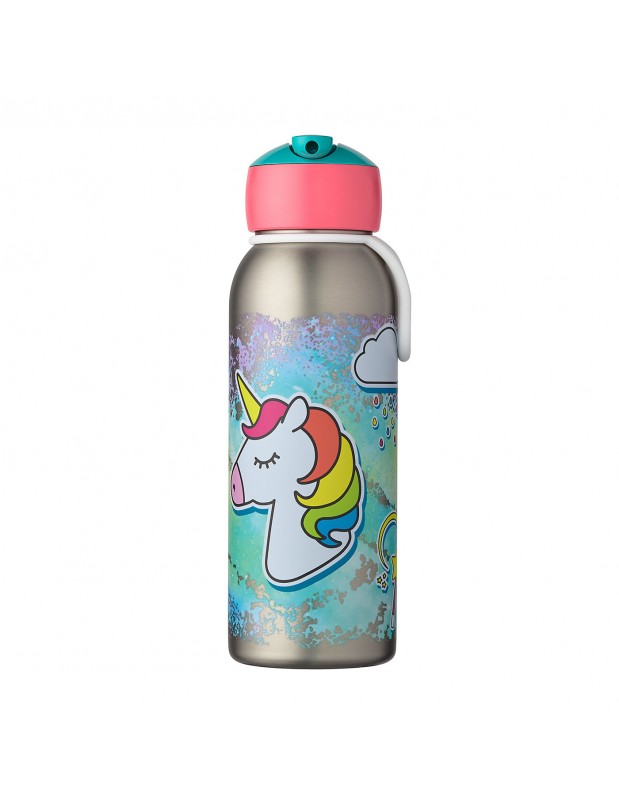 Gourde isotherme Licorne pour fille