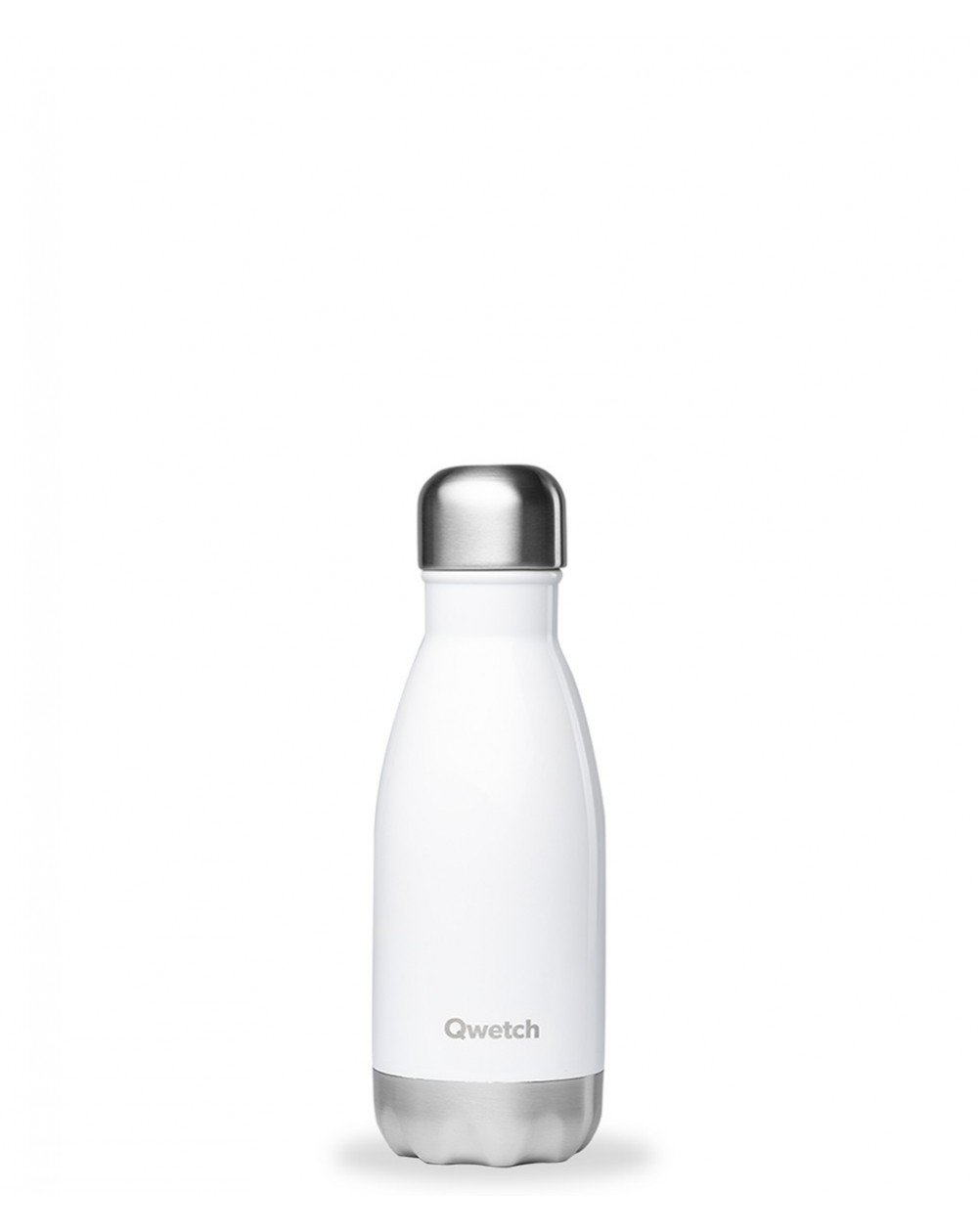 Qwetch bouteille isotherme ORIGINALS Blanc Brillant 260 mL QD3067