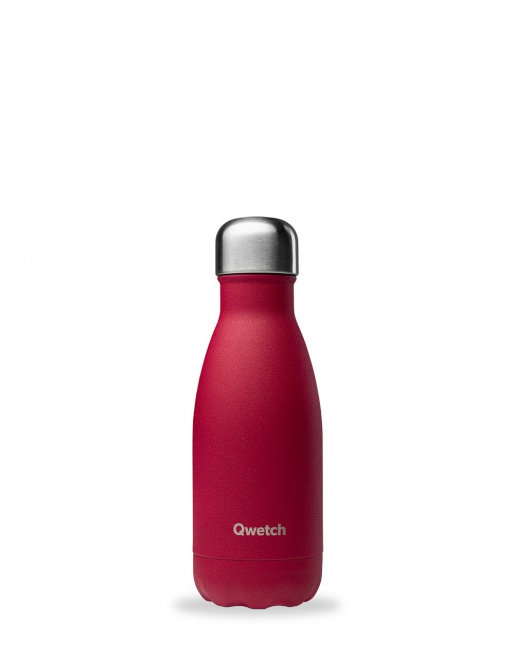 Qwetch bouteille isotherme GRANITE Rouge piment 260 ml QD3423