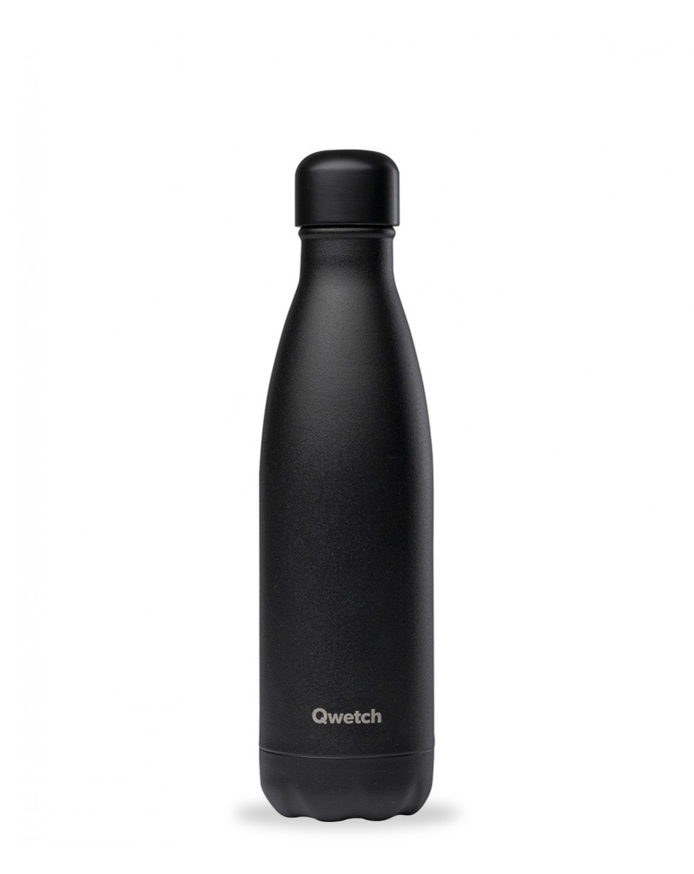 Qwetch bouteille isotherme MATT Noir (All Black) 500 ml QD3220