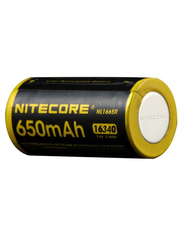 Batterie NITECORE li-ion RCR123A 650 mAh-NITECORE-opleinair