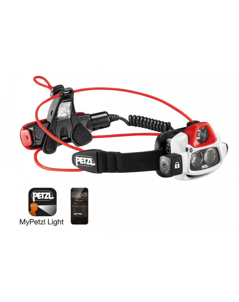 Lampe frontale 750 lumens connecté MYPETZL LIGHT NAO+