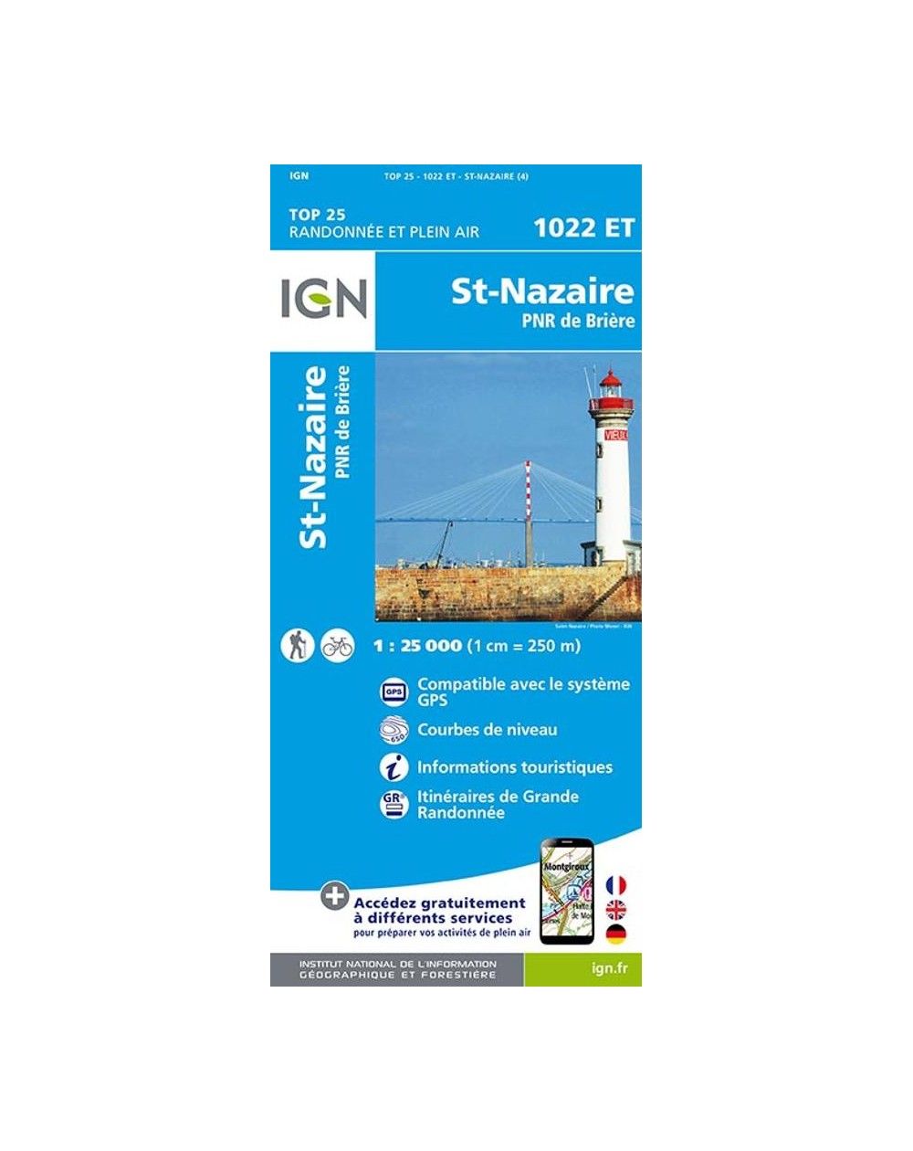 Carte IGN Saint-Nazaire